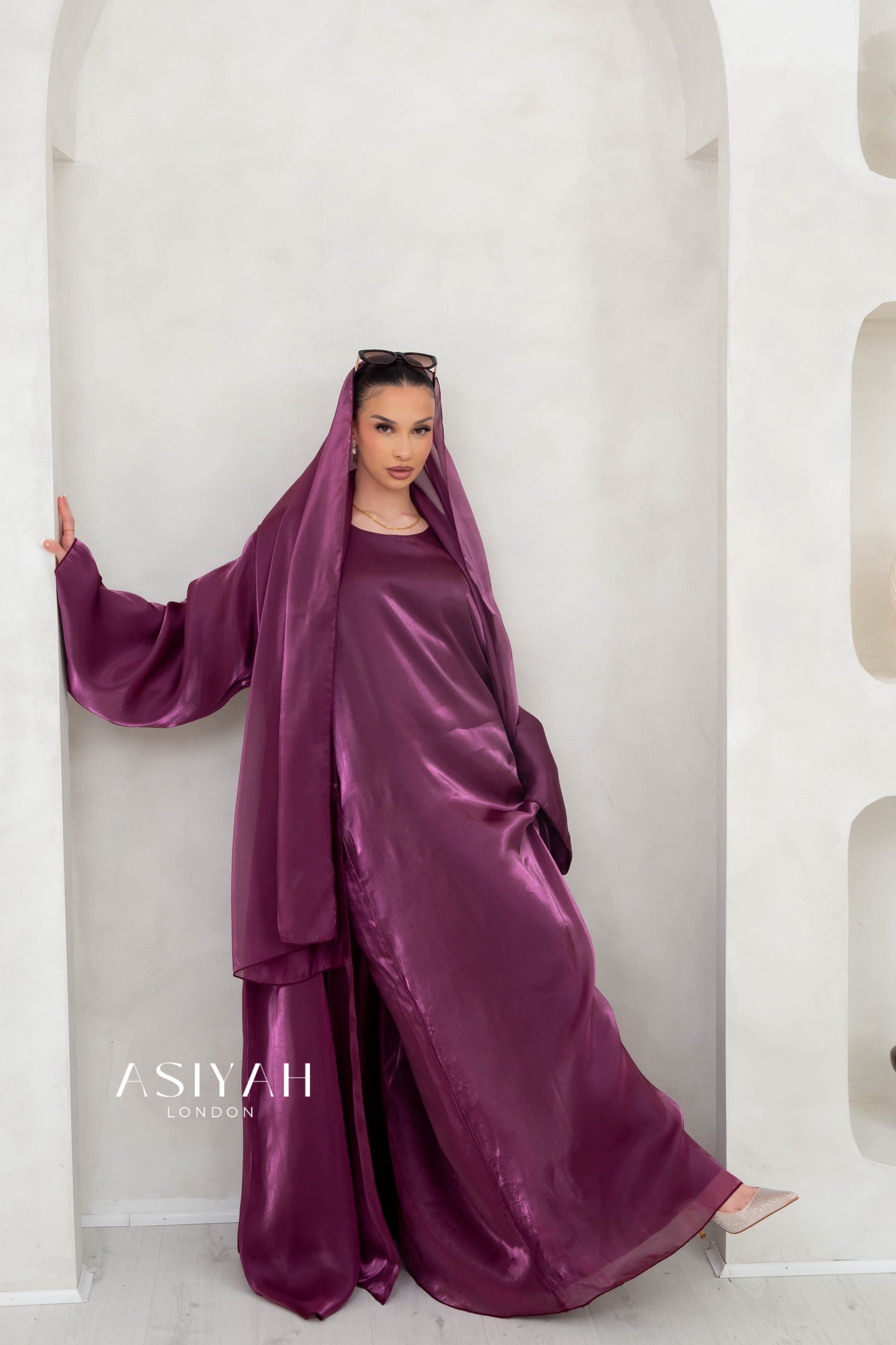 Plum - The Organza Edit