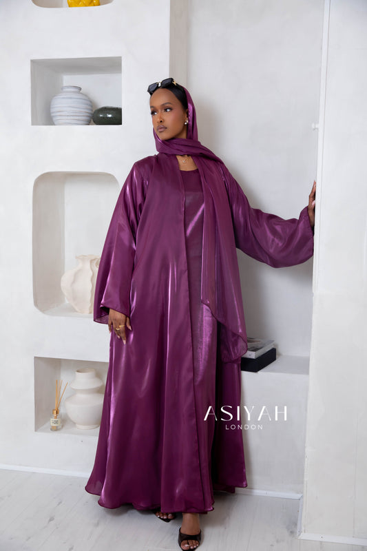 Plum - The Organza Edit