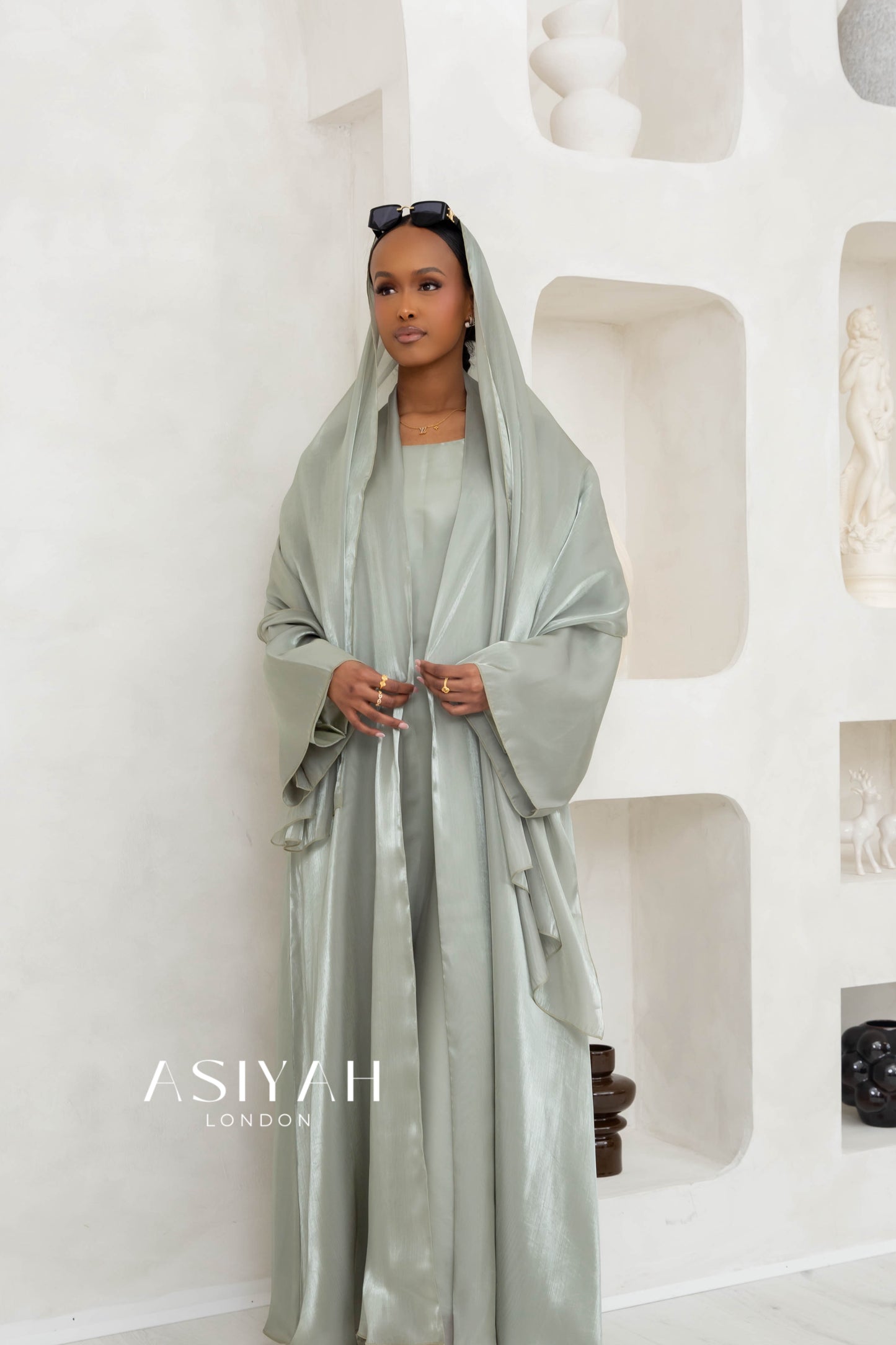 Sage Green - The Organza Edit